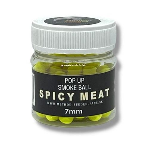 Method Feeder Fans Plávajúce Boilies Pop Up Smoke Ball 7 mm 50 ml