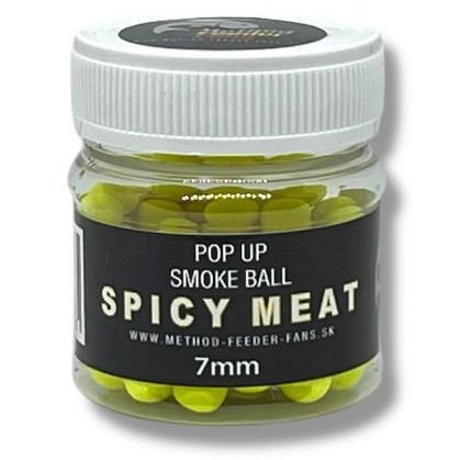 E-shop Method feeder fans plávajúce boilies pop up smoke ball 7 mm 50 ml - korenené mäso