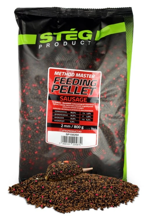 Stég pelety feeding pellet 800 g 2 mm - sausage