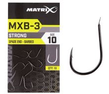 Matrix Háčiky MXB-3 Barbed Spade End Black Nickel 10 ks - 10