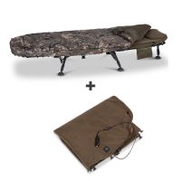 Nash Lehátko So Spacákom Indulgence All Season Compact + Vyhrievaná Vložka Heated Blanket