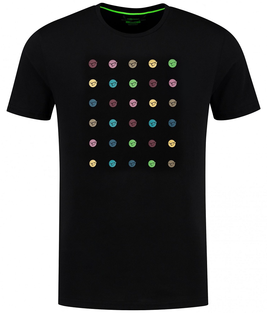 Korda tričko le dot tee black - xl