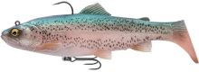 Savage Gear Gumová Nástraha 3D Trout Rattle Shad FS Clear Rainbow