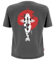 Kumu Tričko Rising Sun Šedé - XXXL