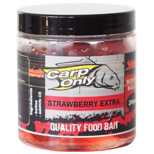 Carp Only Dipované Boilies Strawberry Extra 250 ml