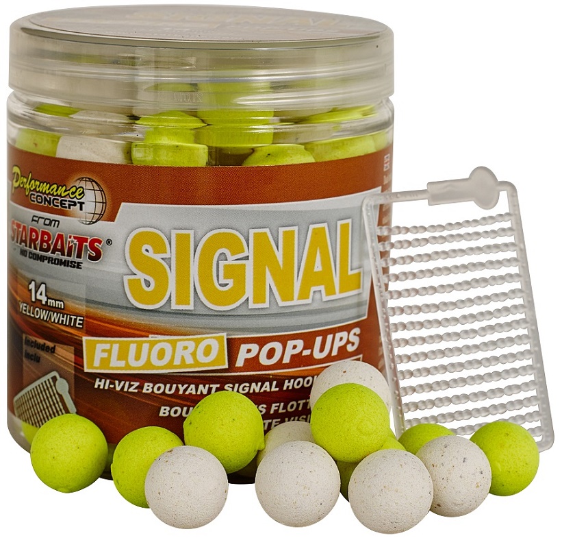 Starbaits plávajúce boilie bright fluo pop up signal 50 g -16 mm