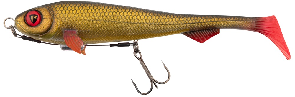 E-shop Fox rage gumová nástraha super slick shad loaded uv golden prey - 18 cm