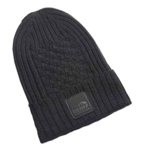 Geoff Anderson Čiapka WizWool Ulf Beanie Čierna