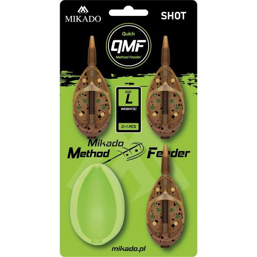 Mikado Krmítko Method Feeder Shot Q.M.F. Set L