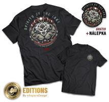 4ANGLERSDESIGN Tričko Spirits Of The Lake - S