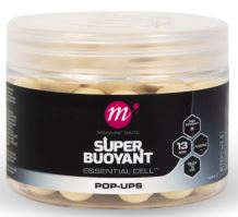 Mainline Plávajúce Boilie Super Buoyant Pop-Ups Essential Cell 150 ml 13 mm - White