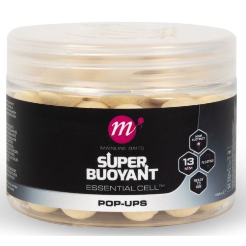 Mainline Plávajúce Boilie Super Buoyant Pop-Ups Essential Cell 150 ml 13 mm