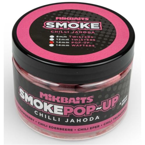 Mikbaits Plávajúce Boilie Smoke Pop-Up 14 mm 150 ml