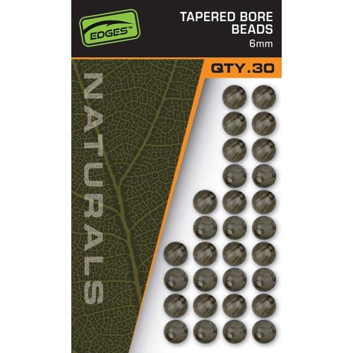 Fox Nárazové Guličky Naturals Tapered Bore Beads 30 ks