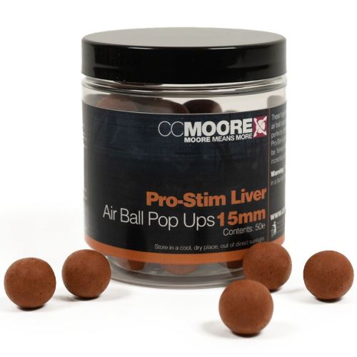 CC Moore Plávajúce Boilie Pro-Stim Liver Air Ball Pop Ups