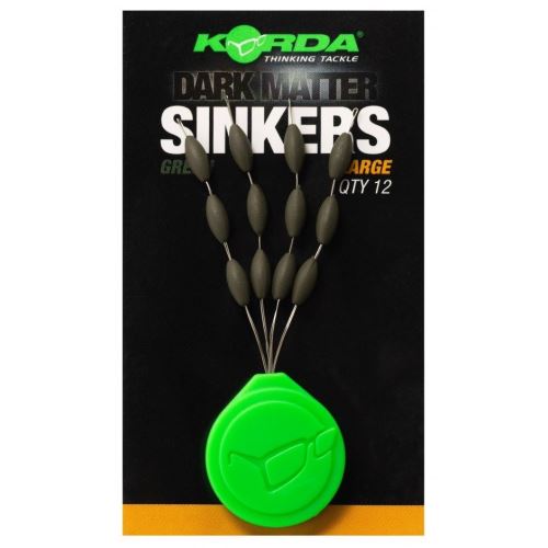 Korda Zarážky Volfrámové Sinkers Burinovo Zelená