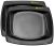 RidgeMonkey 2 Taniere DLX Large Plate Twin Pack