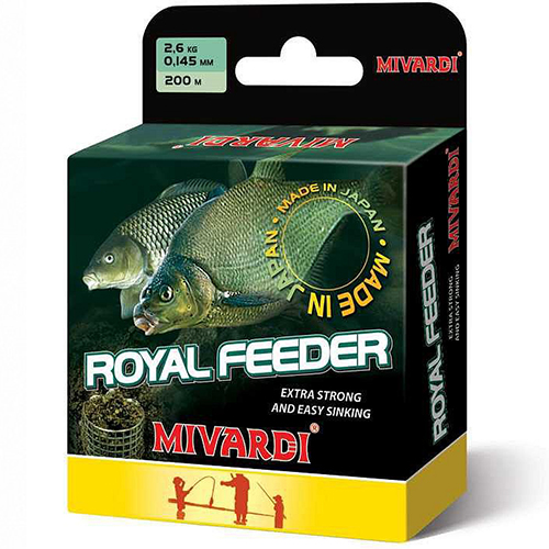 Mivardi vlasec royal feeder green 200 m-priemer 0,165 mm / nosnosť 3,2 kg