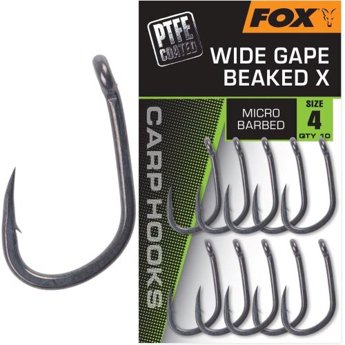Fox Háčiky Wide Gape Beaked X 10 ks