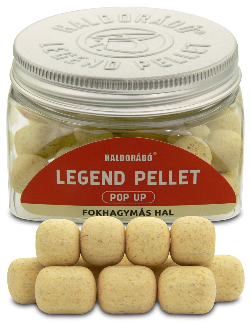 E-shop Haldorádó pelety legend pellet pop-up 50 g 12+16 mm - cesnaková ryba