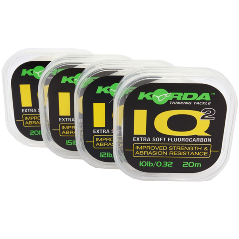 Korda fluorocarbon iq extra soft 20 m-20 lb