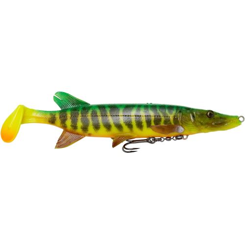 Savage Gear Gumová Nástraha 4D Pike Shad SS Fire Tiger - 20 cm 65 g