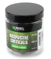 Nikl Rozpustné Criticals Boilie Scopex & Squid 250 ml - 18 mm