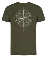 Korda Tričko Compass Tee Dark Olive - S