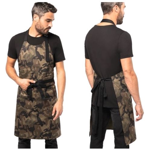 TKO Army Maskáčová Zástera Na Grilovanie