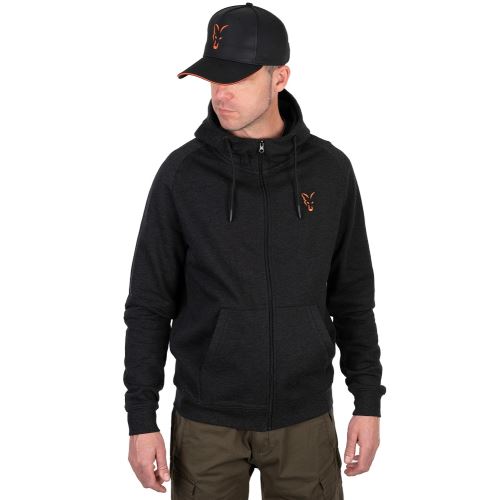 Fox Mikina Collection Lightweight Hoodie Orange Black