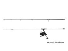 Delphin Kaprársky Set Corsar Prút 3,6 m 3,25 lb 2-diel + Navijak 8T (1)