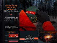 Fenix Nabíjacia Čelovka HL32R-T Blue (10)