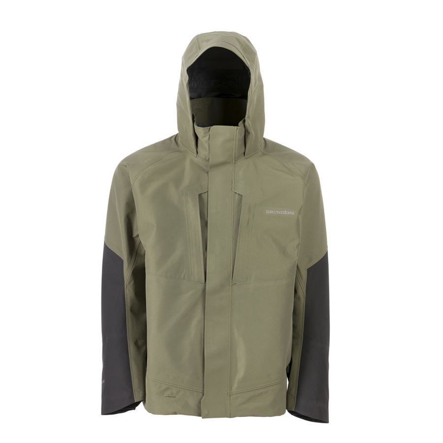 E-shop Grundéns bunda buoy x gore-tex jacket deep lichen green - s