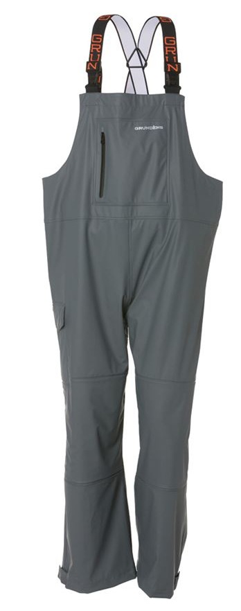 Grundéns nohavice tourney bib iron grey - m.
 Charakteristické vlastnosti: •Materiál: 100% vodeodolný polyester s PU povrchovou úpravou •Zosílené miesta: Zosilnené sedlo a kolená pre zvýšenú ochranu •Vrecká: Náprsné a cargo vrecko pre praktické uloženie vecí •Design: Ľahké prevedenie ideálne pre premenlivé počasie •Strih: Športový a ergonomický strih pre pohodlie a funkčnosť