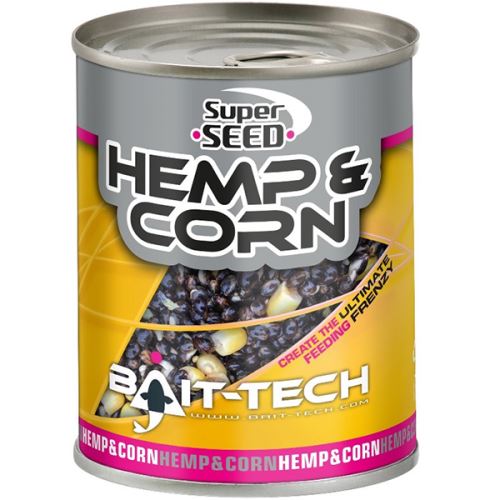 Bait-Tech Konope a Kukurica v Náleve Hemp & Sweetcorn 350 g