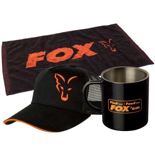 Fox set fanpack uterák + šiltovka + hrnček