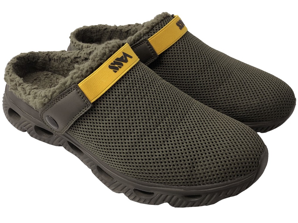 E-shop Vass topánky easy-bac fishing trainer fur lined edition khaki green - 46