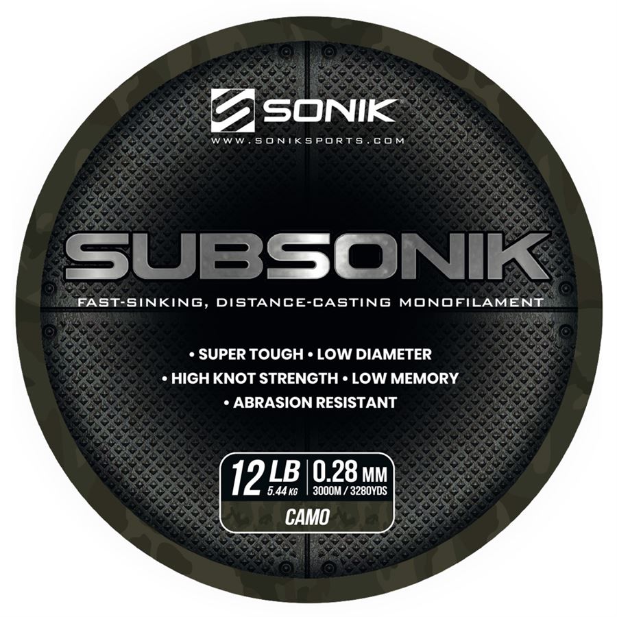 Sonik vlasec subsonik camo 3000 m - 0,35 mm 8,16 kg