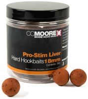 CC Moore Tvrdené Boilie Pro-Stim Liver Hard Hookbaits - 18 mm 35 ks