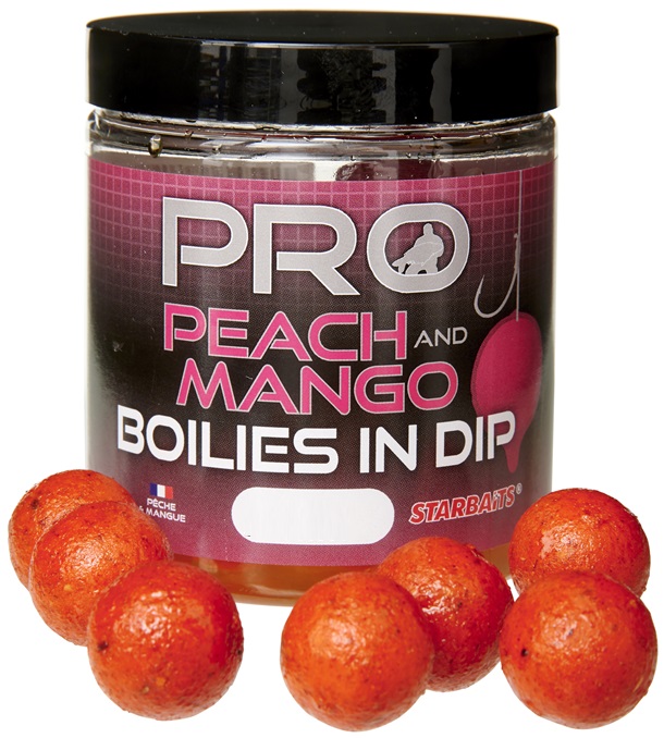 E-shop Starbaits boilies in dip probiotic peach mango 150 g - 20 mm