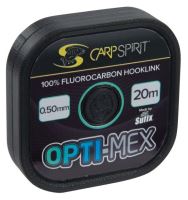 Carp Spirit Fluorocarbon Opti-Mex Hooklink Číra 20 m-Priemer 0,40 mm / Nosnosť 10,50 kg