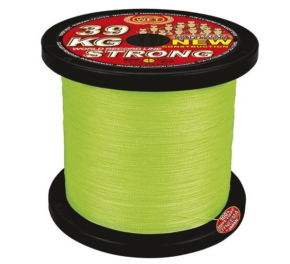 Wft šnúra kg strong chartreuse 2000 m - 0,12 mm 15 kg