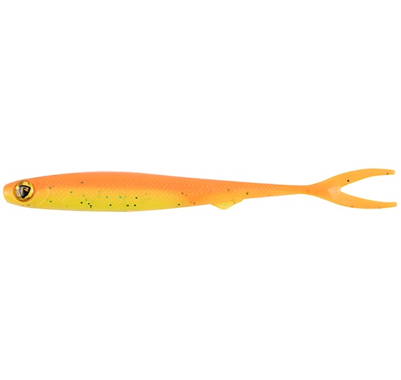 E-shop Fox rage gumová nástraha slick finesse super soft uv orange chartreuse - 20 cm