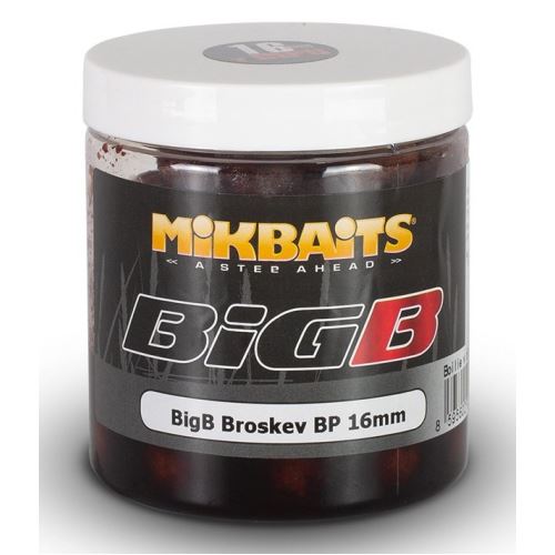 Mikbaits Boilies Legends V Dipe BigB Broskyňa Black Pepper 250 ml