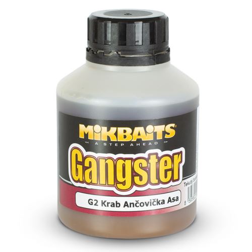 Mikbaits booster gangster G2 (Ančovička&Krab&Asa) 250 ml