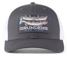 Grundéns Šiltovka Drift Boat Trucker Charcoal/White