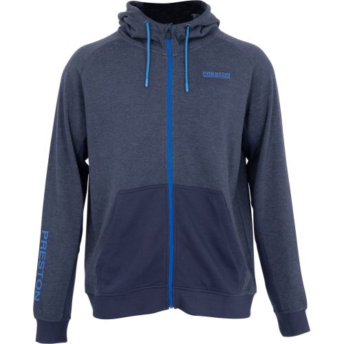Preston Innovations Mikina Navy Tide Zip Hoodie
