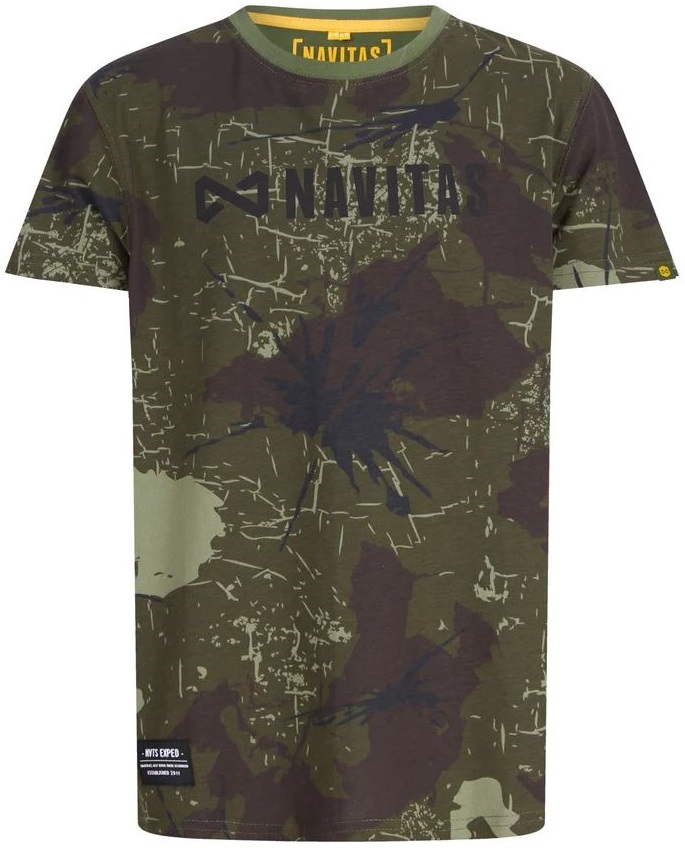 Navitas tričko identity camo kids tee - 3-4 rokov