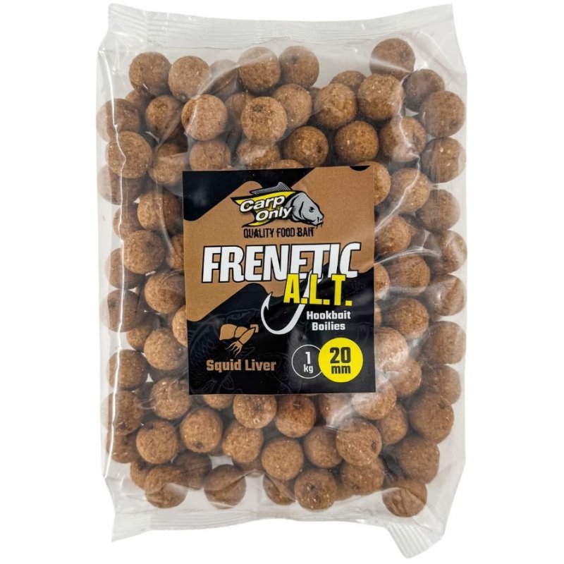 E-shop Carp only boilies frenetic a.l.t. squid pečeň 1 kg - 24 mm