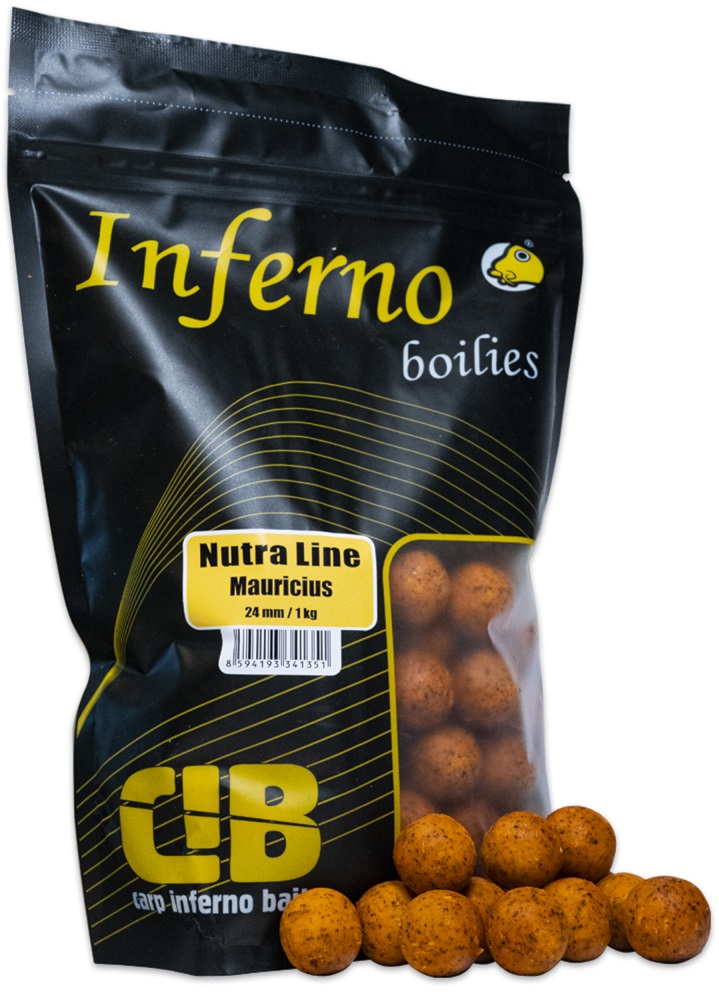 Carp inferno boilies nutra line mauricius - 1 kg 24 mm